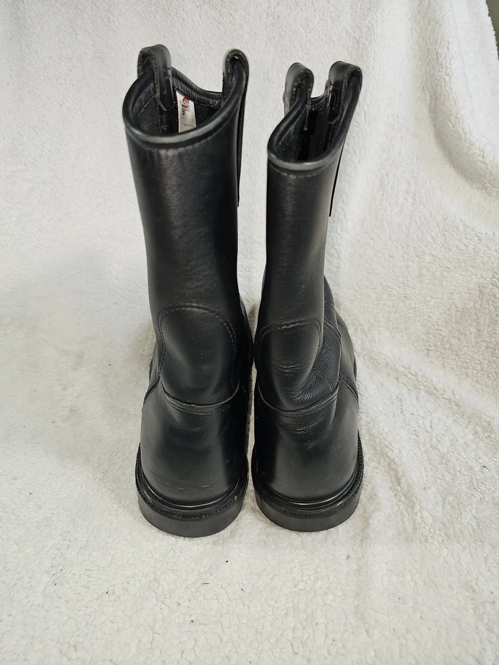 Red Wing Boots Pecos Boots Leather  Black Size 9.5. - Picture 3 of 13